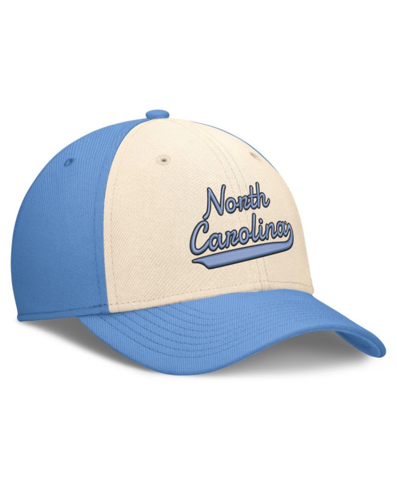 Men's Natural/Carolina Blue North Carolina Tar Heels Legacy Swooshflex Dri-FIT Hat