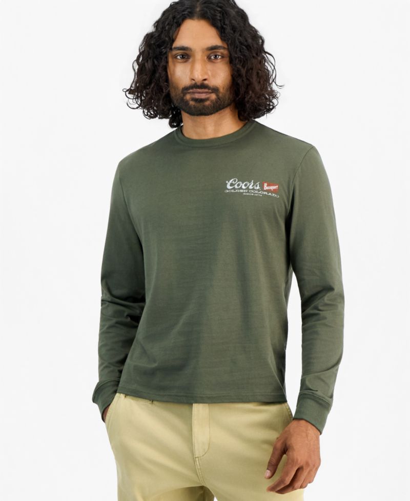 Men's Long-Sleeve Coors Scenic Cotton T-Shirt