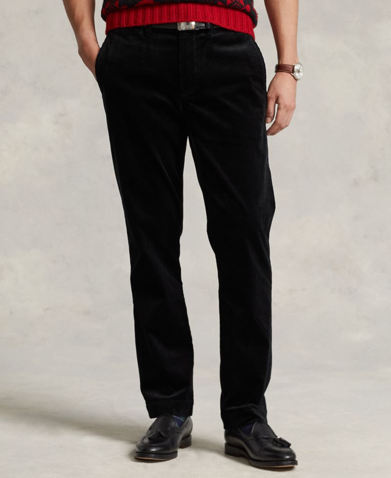 Men's Stretch Straight-Fit Corduroy Pants