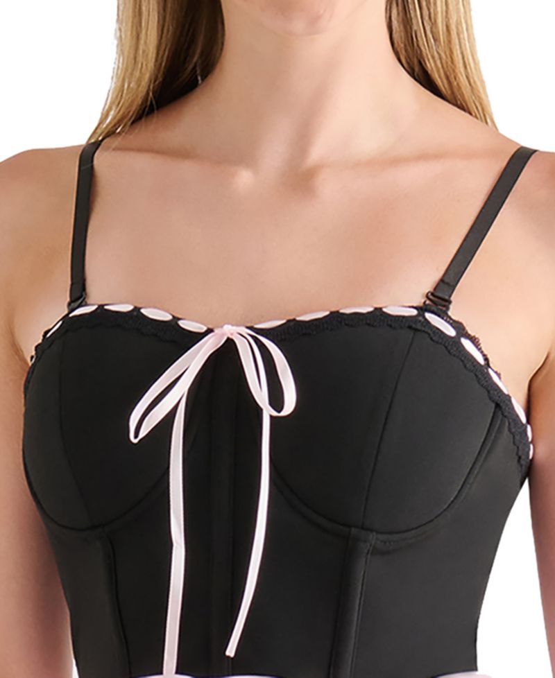 Juniors' Sweetheart Tiered Mini Dress