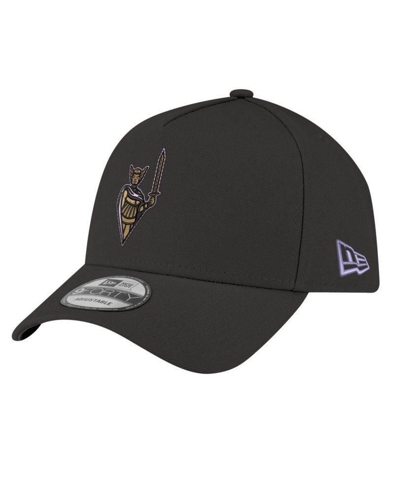 Men's Eclipse Black Golden State Valkyries Core Logo A-Frame 9FORTY Adjustable Hat