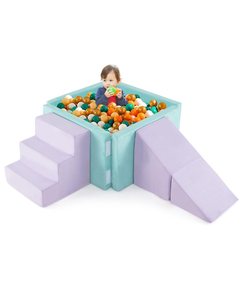 3-in-1 Suede Soft Play Set