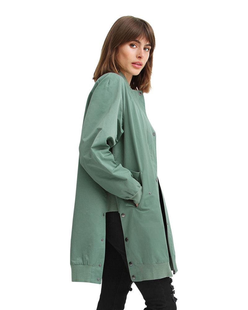 Women's Chasing You Long Bomber Jacket