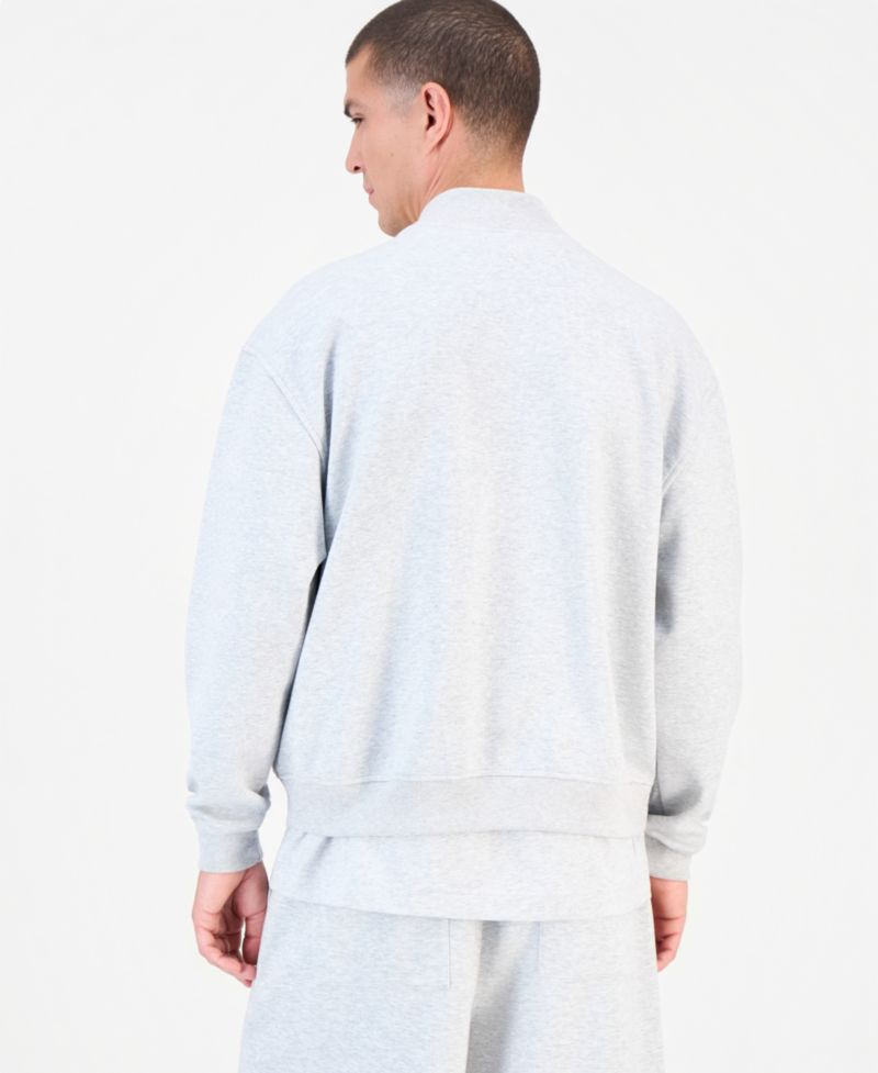Men's Utility Relaxed Long-Sleeve Bomber Jacket