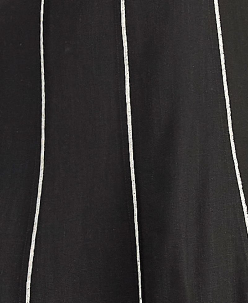 Juniors' Crochet Trim Midi Dress