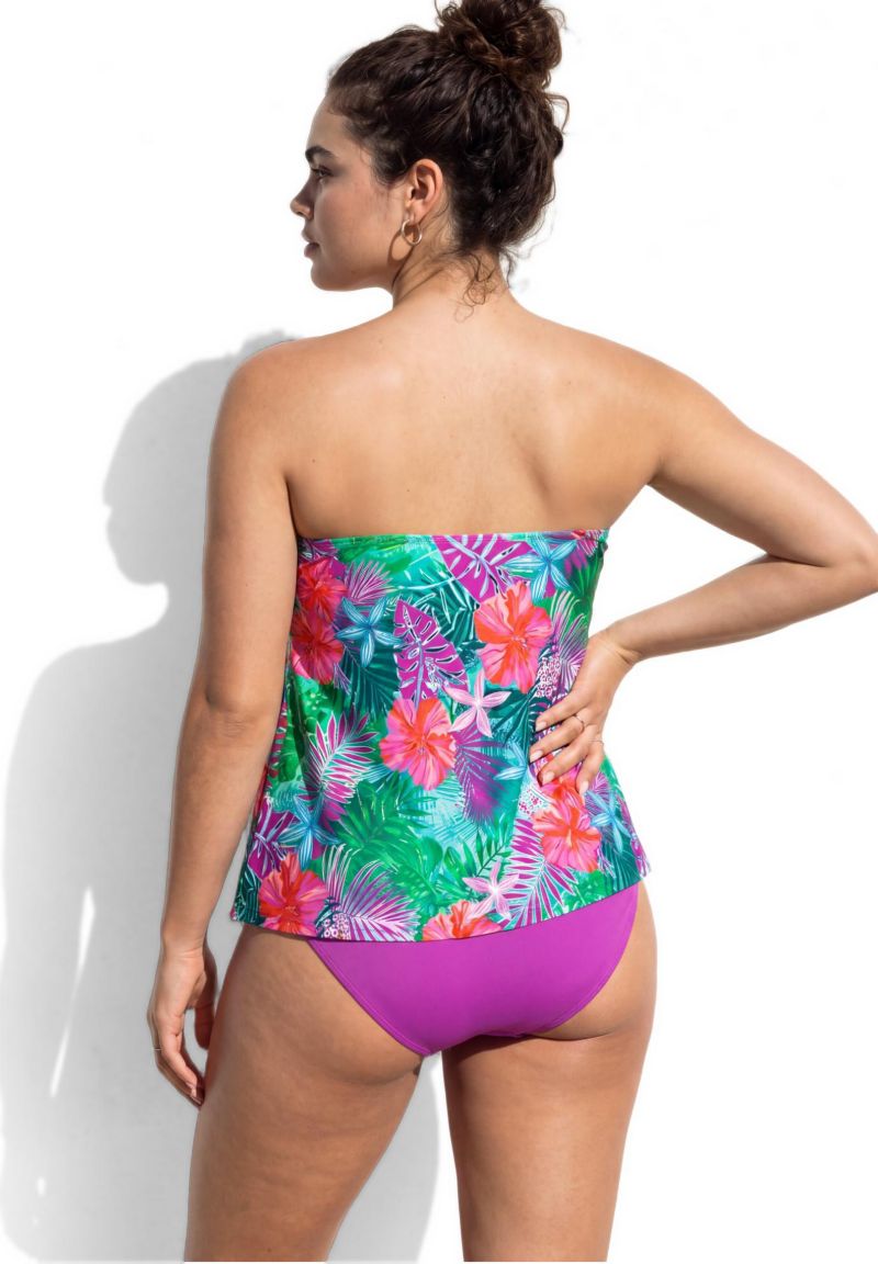 Women's Flyaway Bandeau Tankini Top