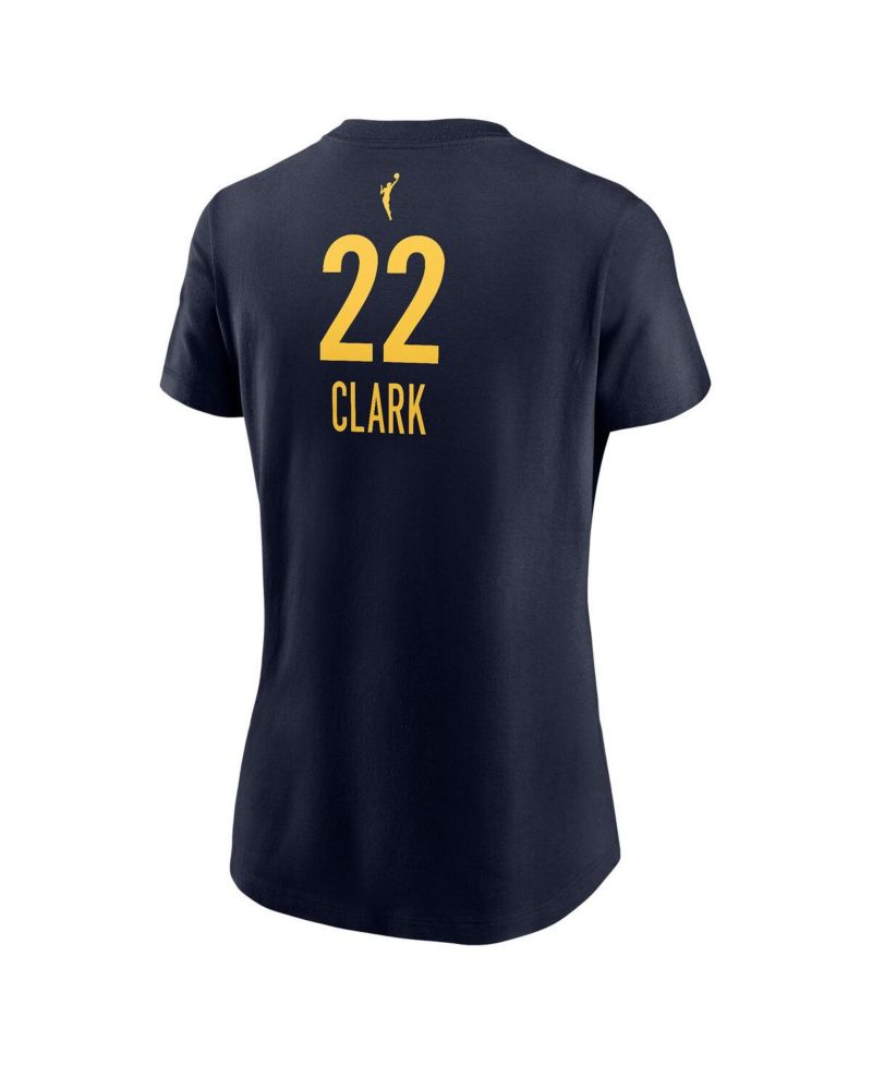 Unisex Caitlin Clark Navy Indiana Fever 2024 WNBA Draft Explorer Edition Player Name & Number T-Shirt
