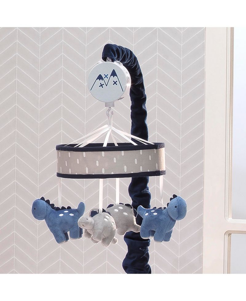 Baby Dino Dinosaur Musical Crib Mobile