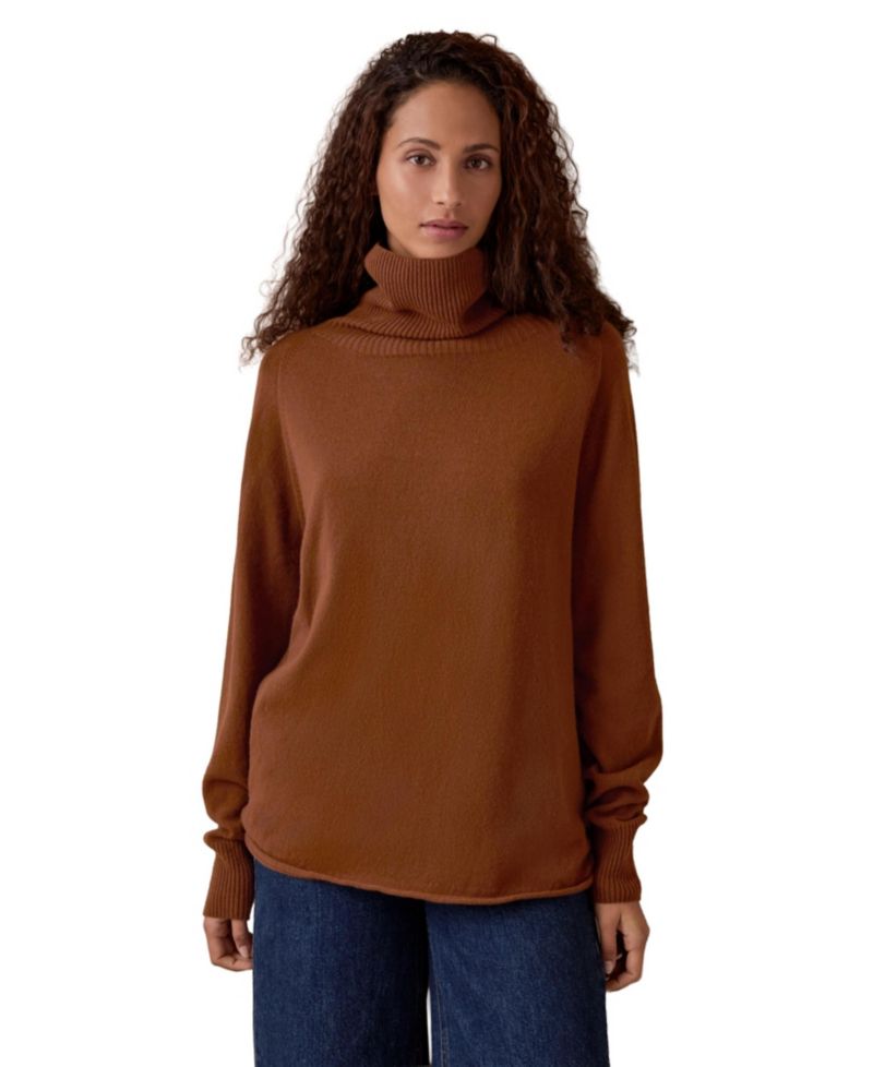 Women's Celtic and Co. Supersoft Slouchy Turtle Neck Sweater