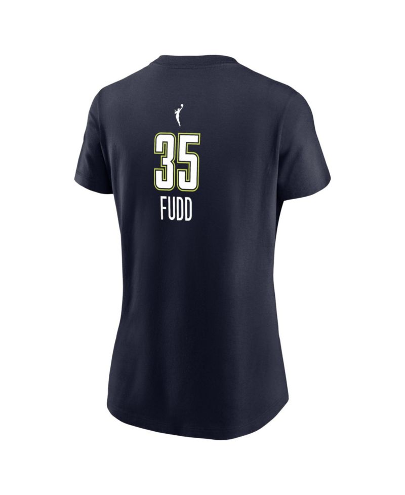 Women's Dallas Wings Azzi Fudd Explorer Edition Printed Graphic Relaxed-Fit T-Shirt