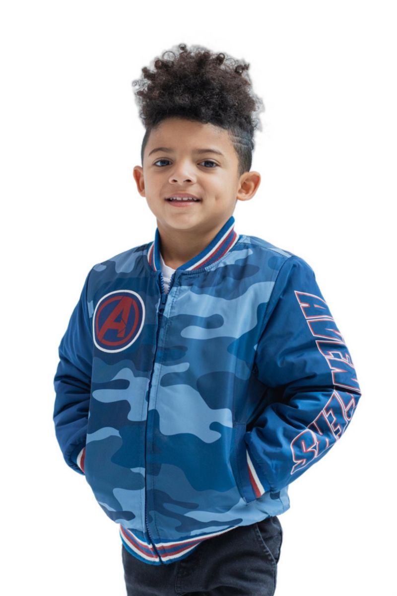 Toddler Boys Spider-Man Varsity Bomber Jacket
