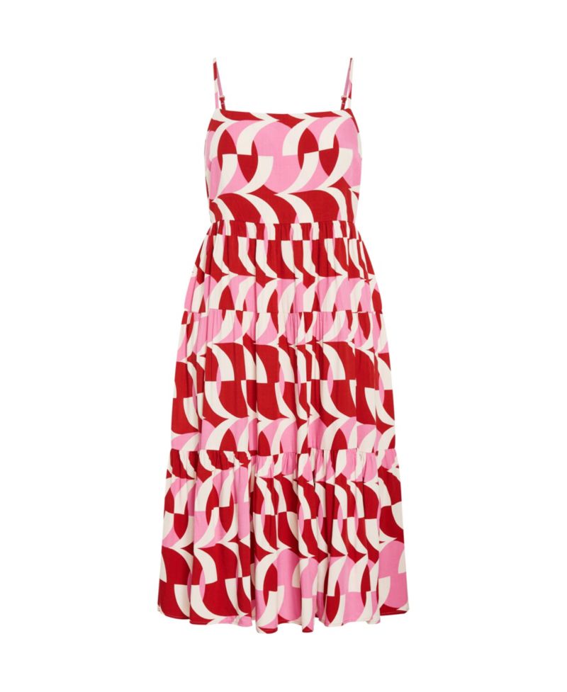 Plus Size Mystic Print Dress