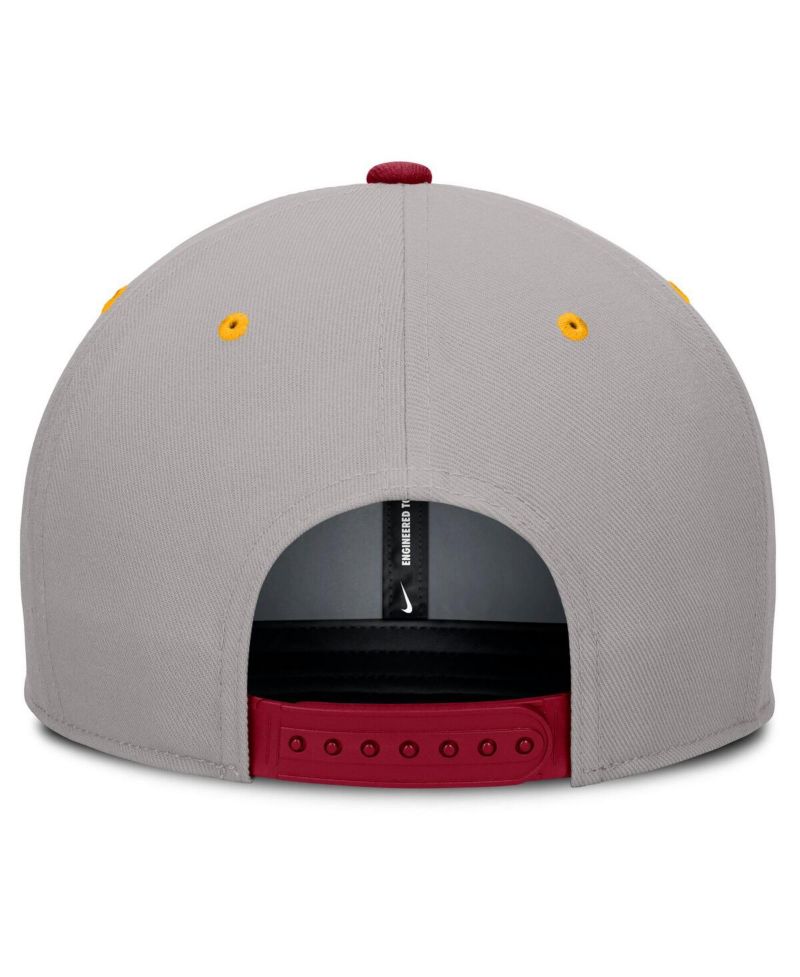 Men's Garnet/Gray Florida State Seminoles Prep Pro Performance Snapback Hat