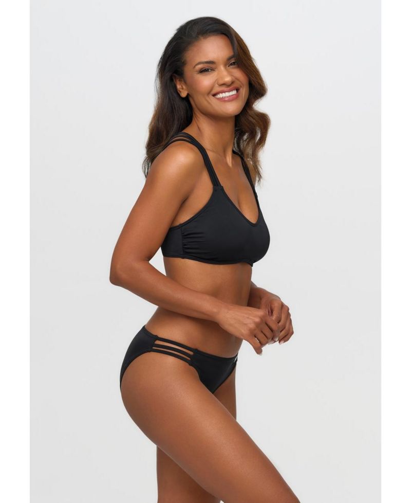 Women's Strappy Scoop Everyday Comfort Sport Bikini Top