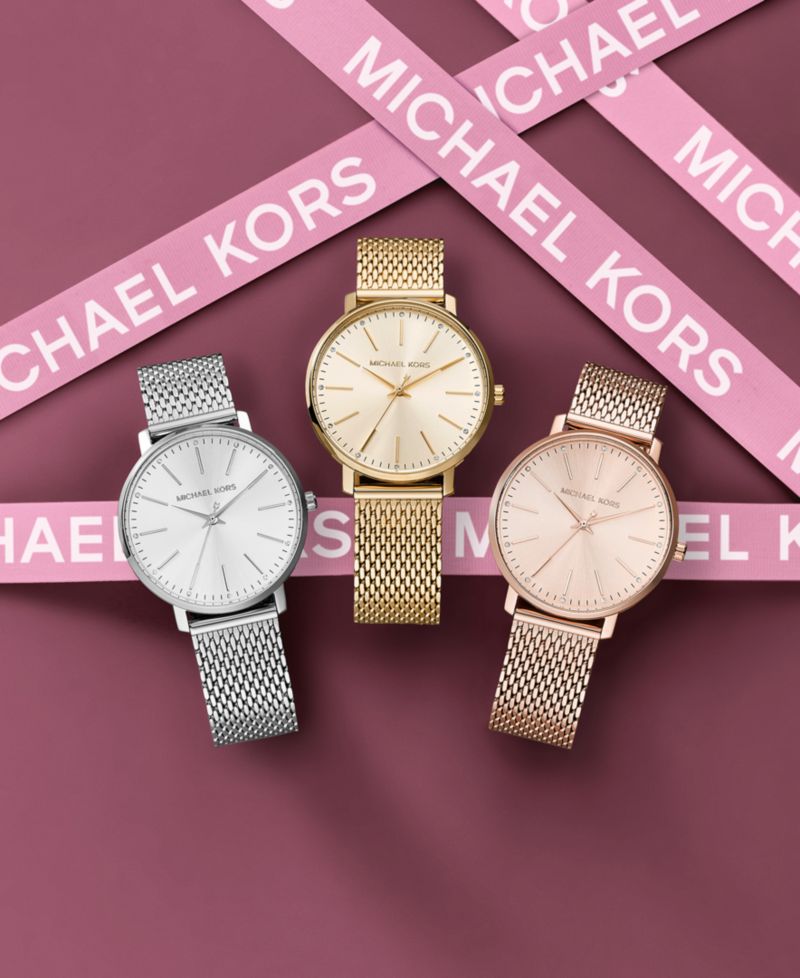 Women's Pyper Rose Gold-Tone Stainless Steel Mesh Bracelet Watch 38mm