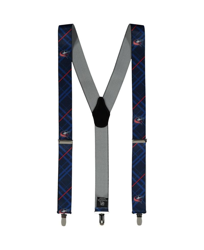 Men's Blue Columbus Blue Jackets Suspenders