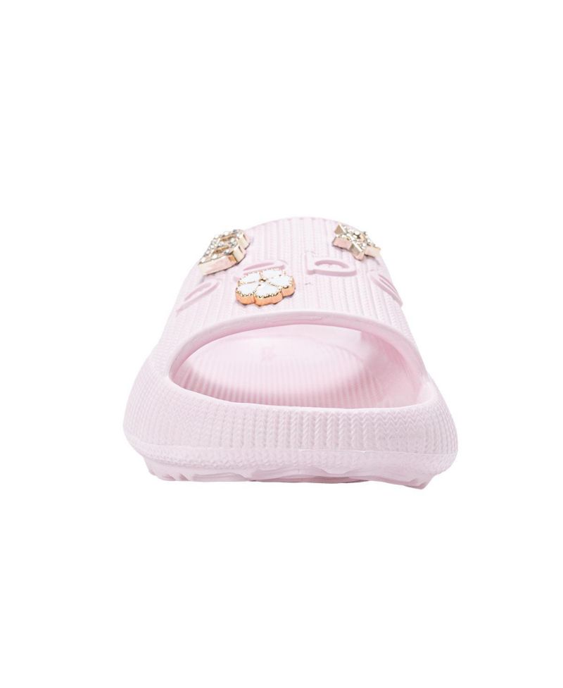 Girls Girls EVA Slide - Lightweight Comfy Slide Sandals with Metal Charms