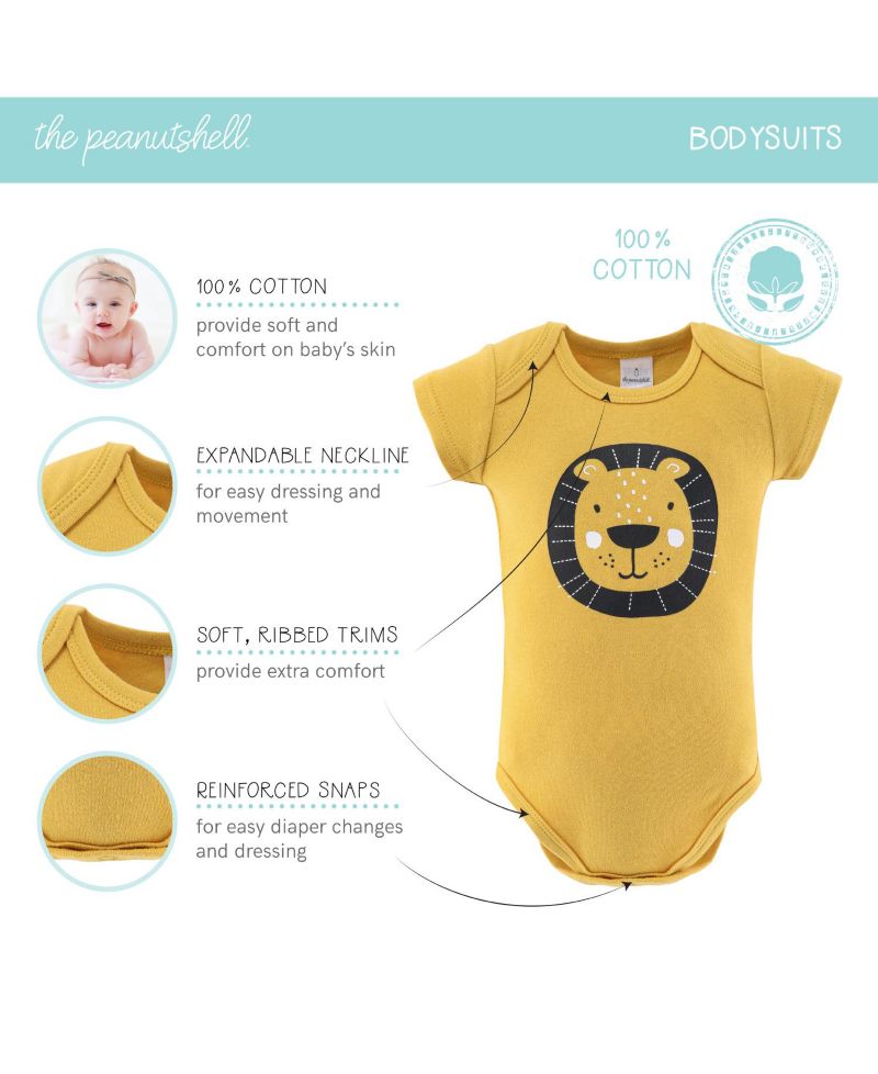 Baby Boys Layette Gift Set Boys, King of the Jungle, 16 Essential Pieces