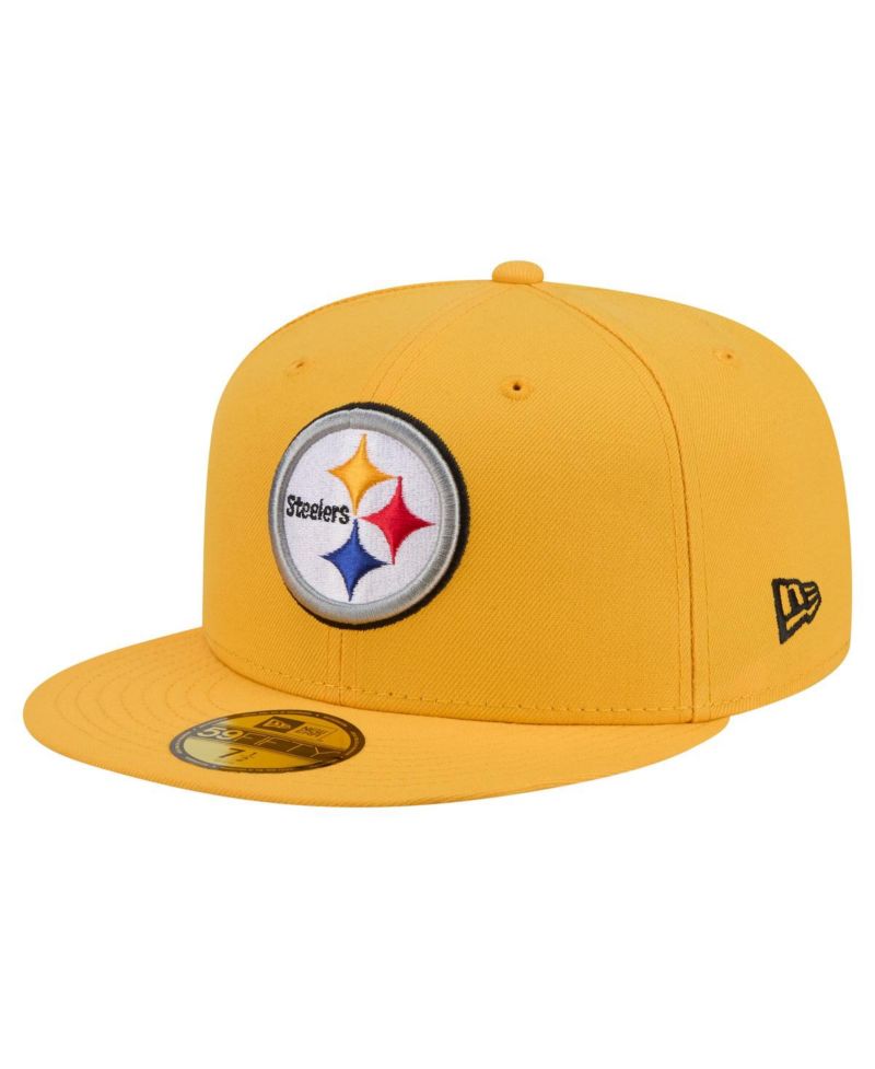 Men's Gold Pittsburgh Steelers 59FIFTY Fitted Hat