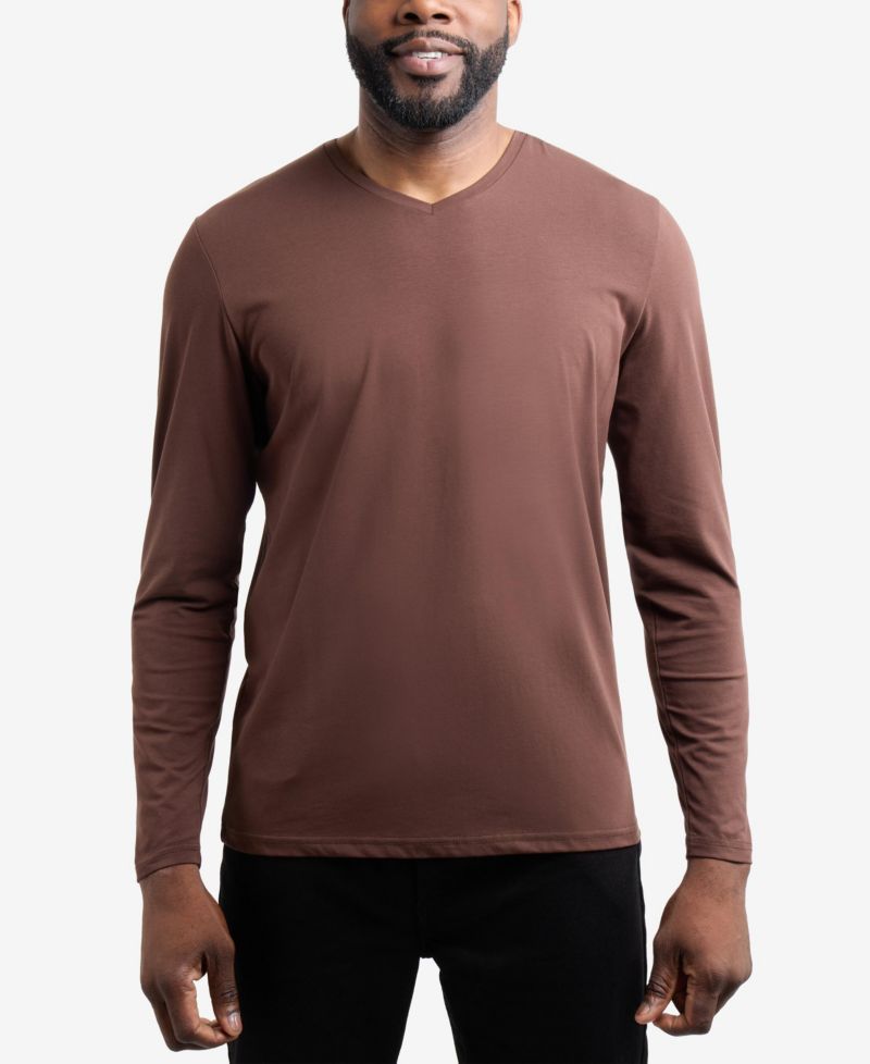 Men's Long Sleeve V-Neck T-Shirt