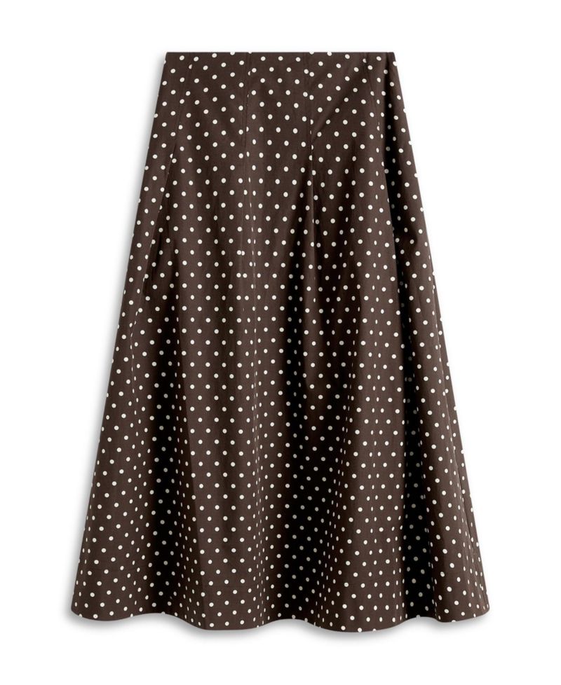 Women's Antonella Polka-Dot A-Line Midi Skirt