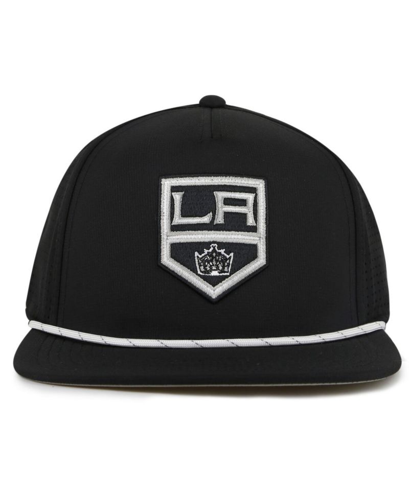 Men's Black Los Angeles Kings Buxton Pro Tech Adjustable Hat
