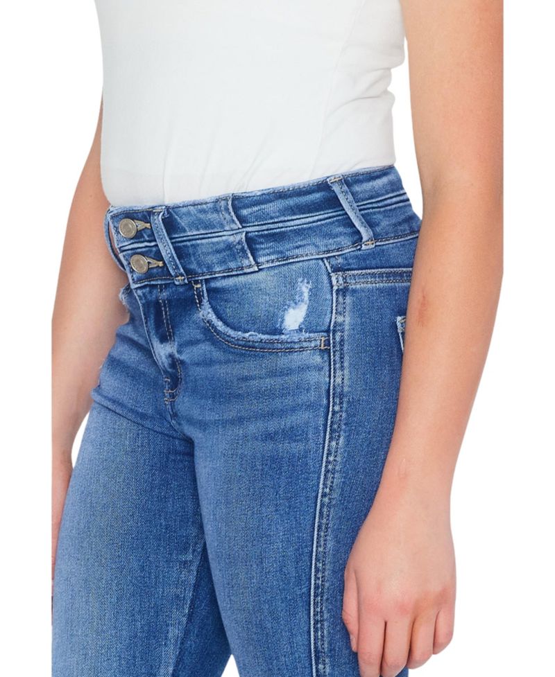Big Girls Bunnie High Rise Ankle Skinny Jeans