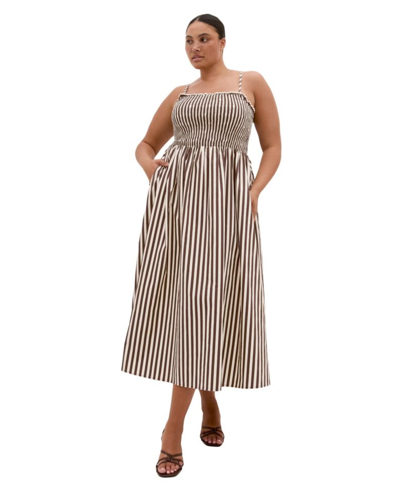Women's Jolie Stripe Midi Dress