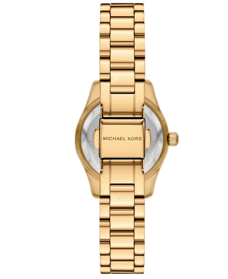 MICHAEL Women's Lexington Three-Hand Gold-Tone Stainless Steel Watch 26mm