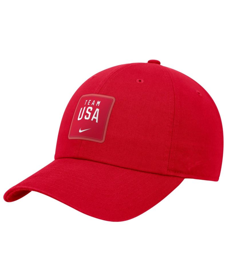 Men's Red Team USA Club Unstructured Adjustable Hat