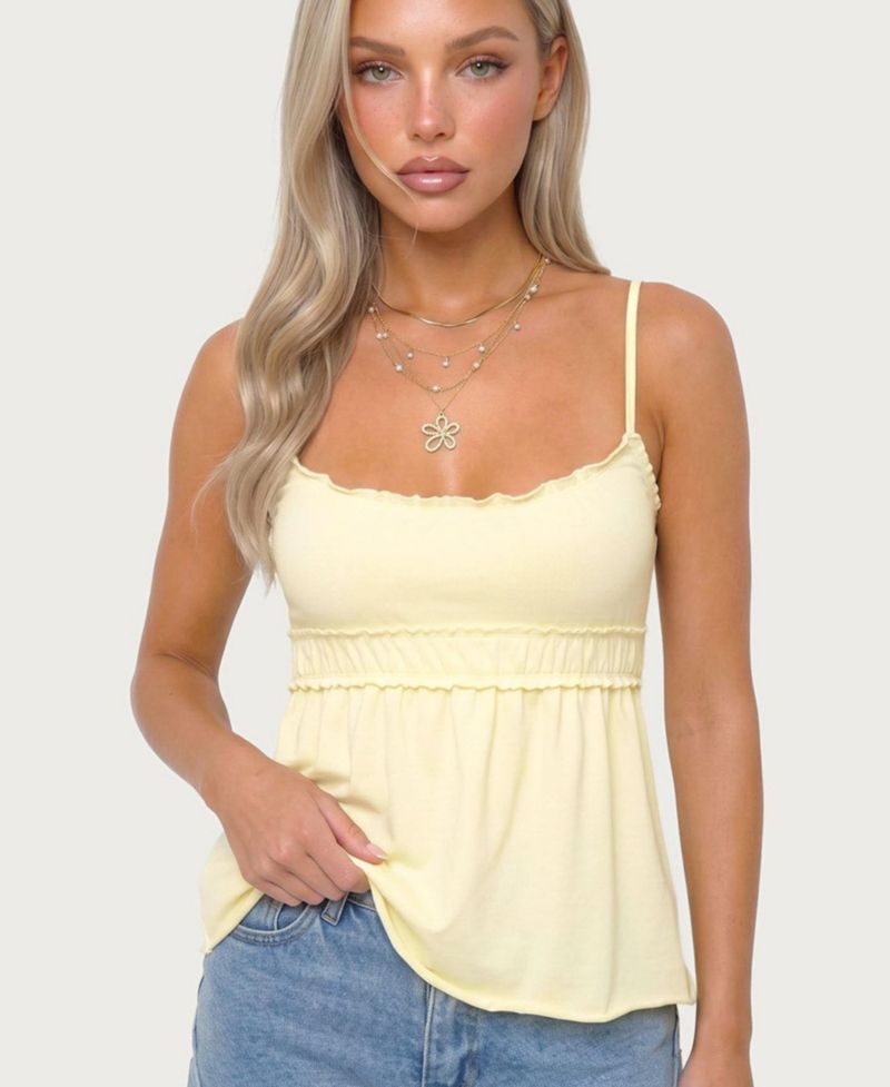 Womens Zepher Lettuce Tank Top