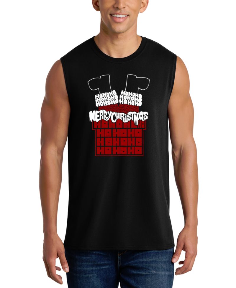 Men's Santa Claus Graphic Tank Top