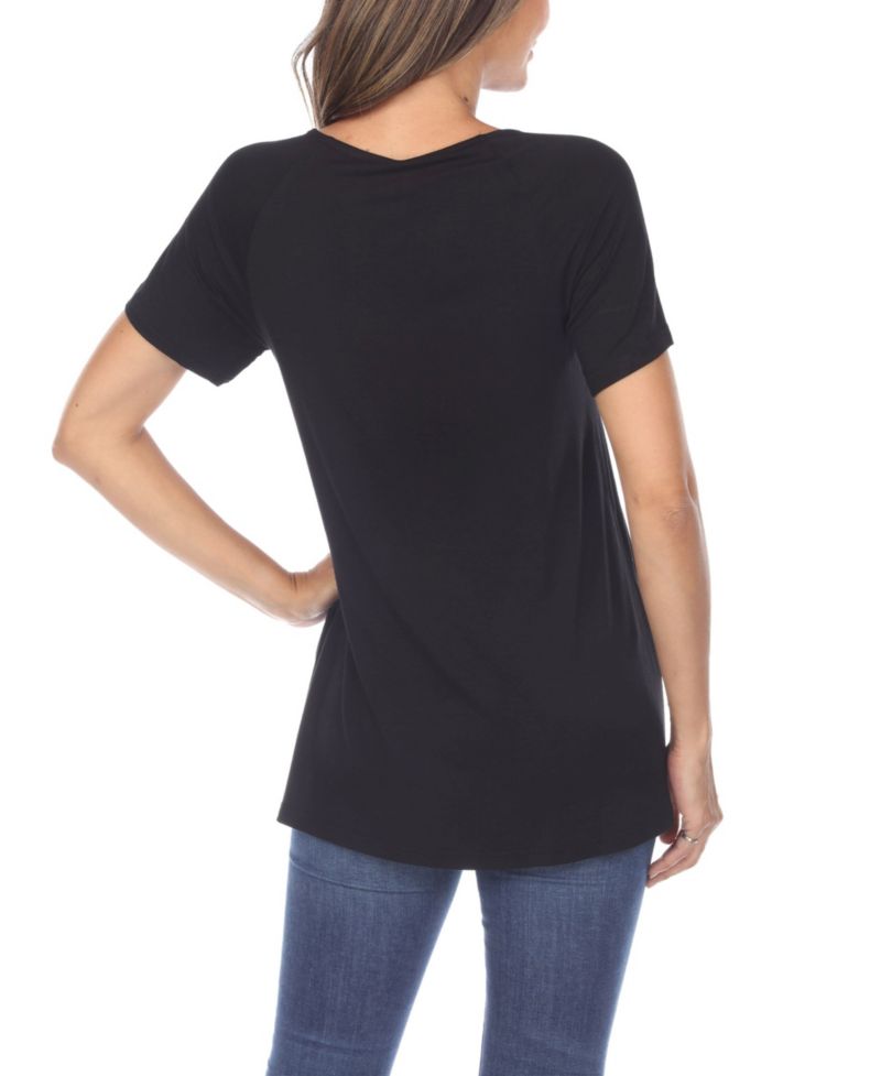 Plus Size Crisscross Cutout Short Sleeve Top