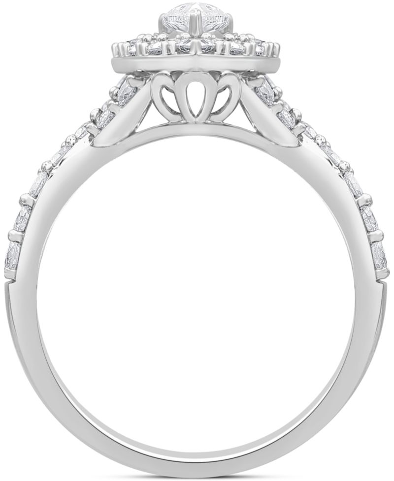Diamond Pear Bridal Set (2 ct. t.w.) in 14k White Gold