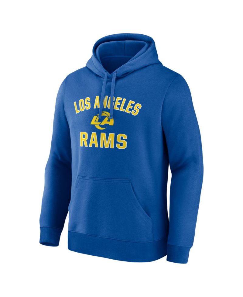 Men's Royal Los Angeles Rams Arch Victory Hoodie