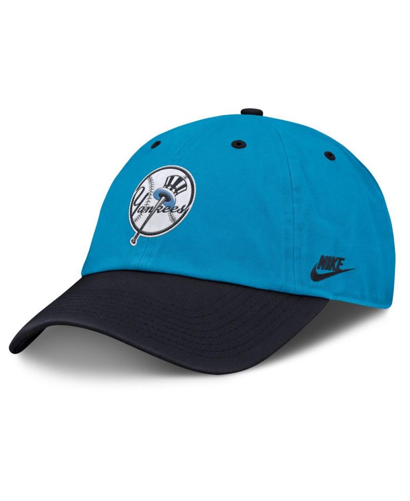 Men's Blue/Navy New York Yankees Neon 90s Club Adjustable Hat