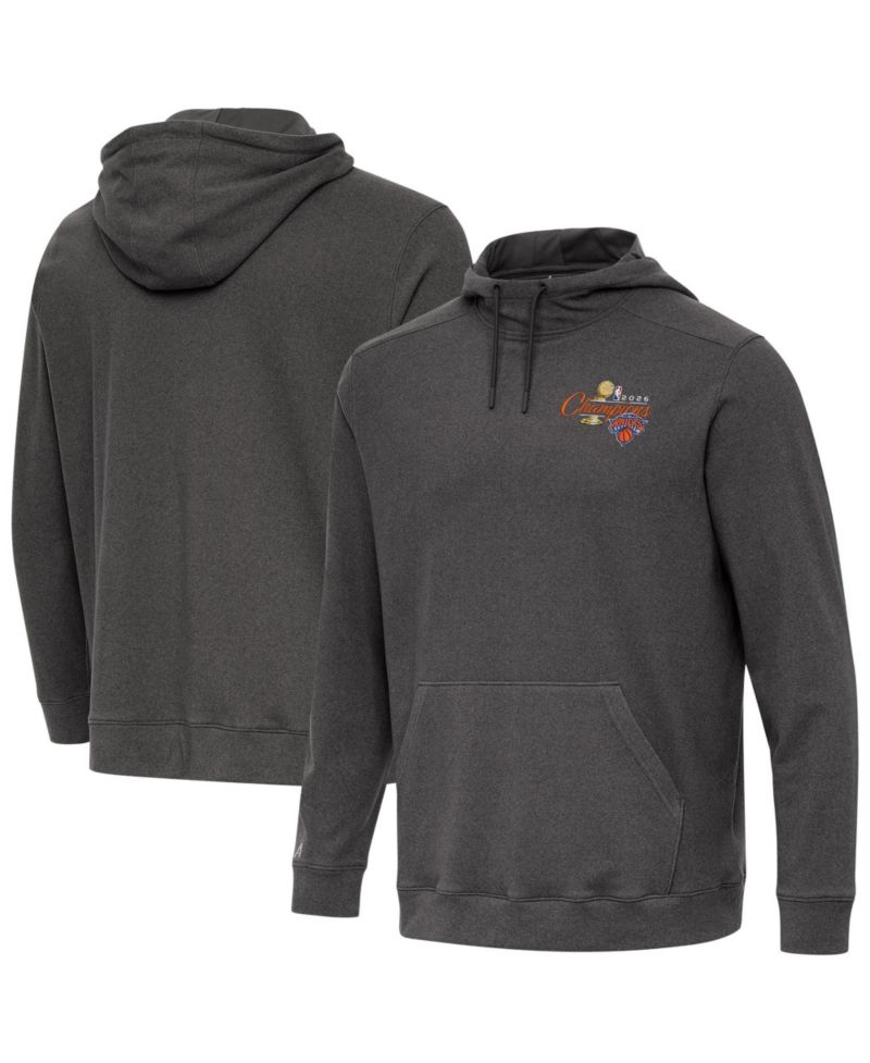Men's Black New York Knicks 2026 NBA Finals Champions Official Cloud Hoodie