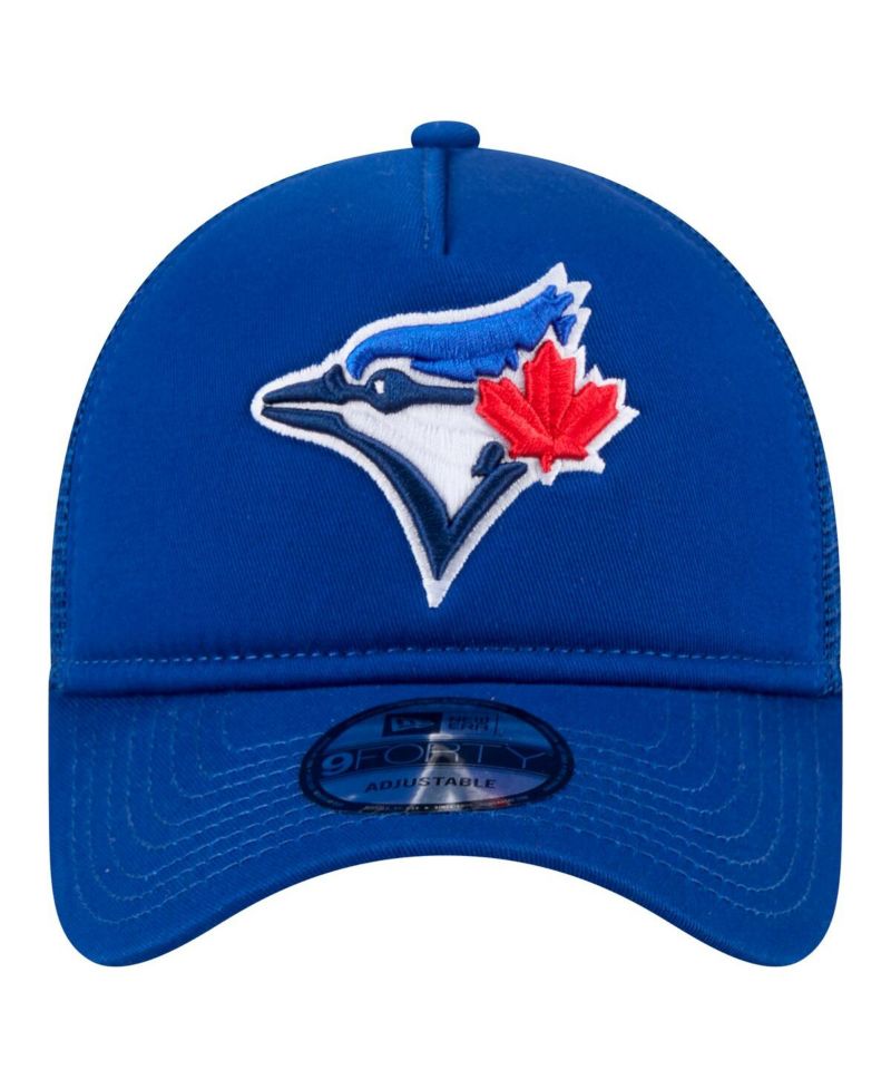 Men's Royal Toronto Blue Jays 9FORTY A-Frame Trucker Adjustable Hat