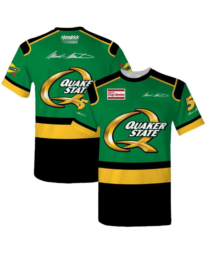 Men's Green Mark Martin Quaker State Legend Uniform T-Shirt