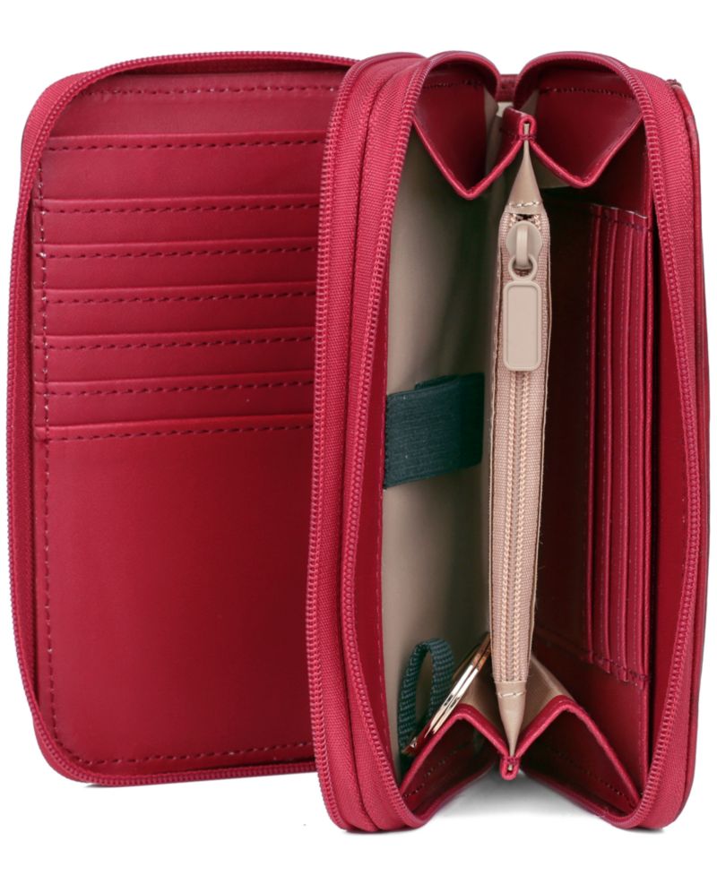 Women's Heiress Double Zip Organizer Wallet