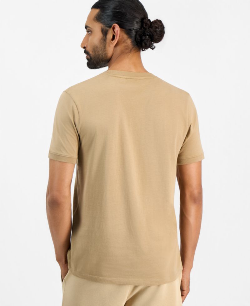 HUGO by Men's Diragolino Ribbed Crewneck T-Shirt