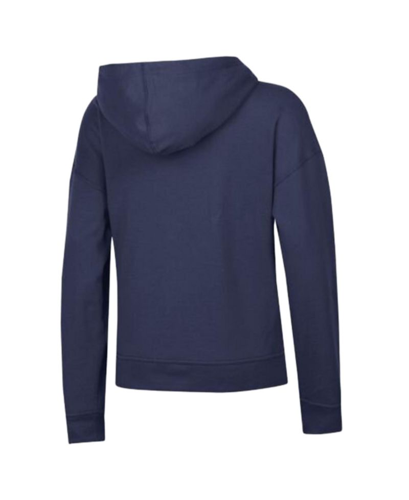Women's Navy Milwaukee Brewers Vintage Powerblend Hoodie