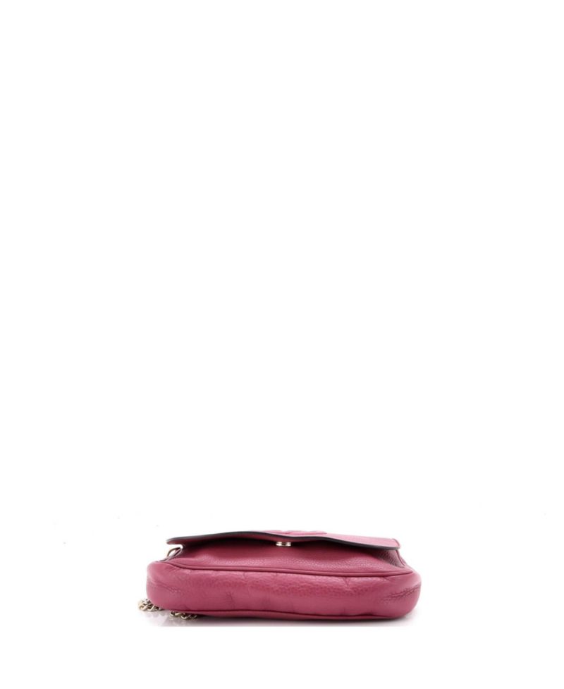 Medium Soho Chain Crossbody Bag Leather