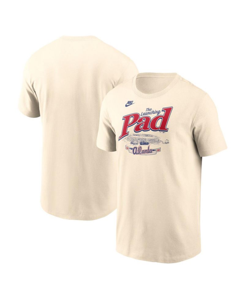 Men's Cream Atlanta Braves Local Home Town T-Shirt