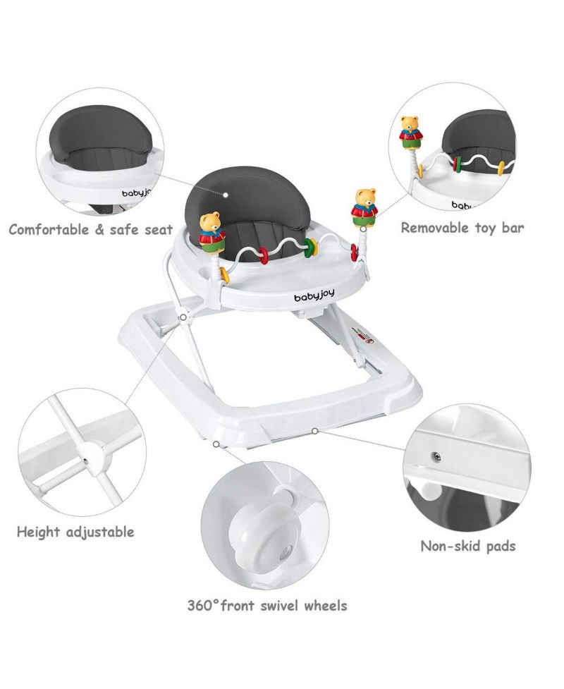 Baby Adjustable-Height Foldable Walker