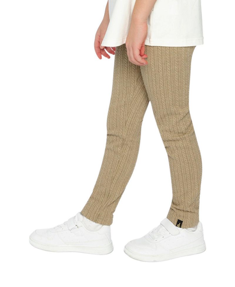 Little and Big Girl(6-12) Jacquard Leggings Sage