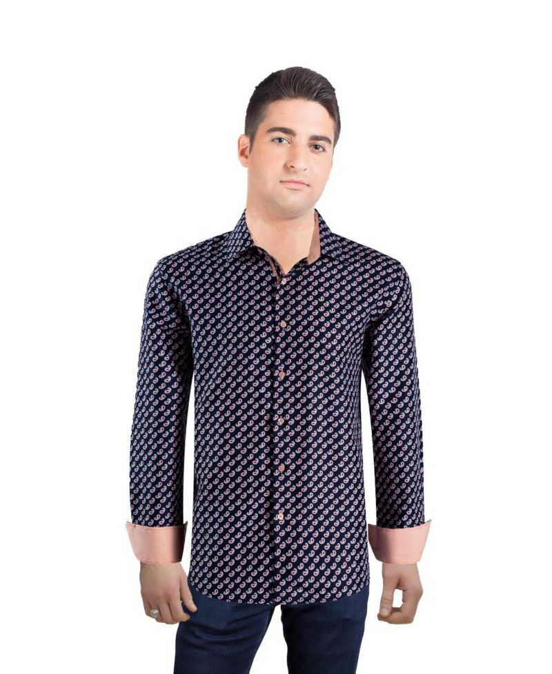 Men's Slim Fit Paisley Print Shirt