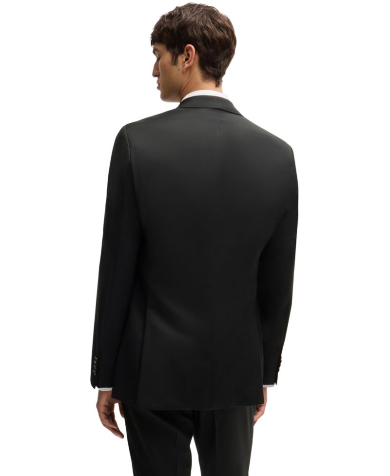 Men's Virgin-Wool Serge Suit Jacket