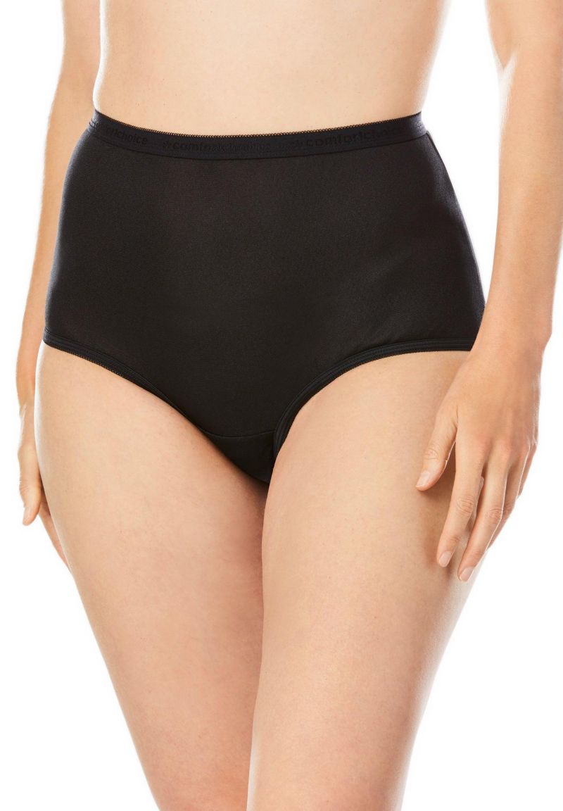 Women's 5-Pack Classic Silky Nylon Brief