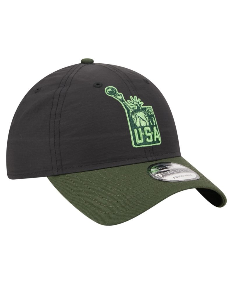 Men's Black/Olive USA Statue Of Liberty 9TWENTY Adjustable Dad Hat